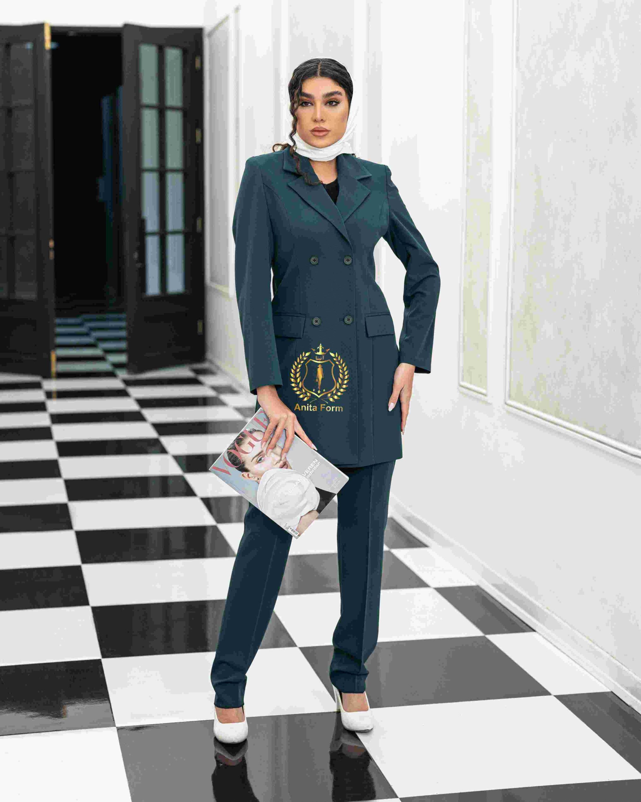 مانتو کتی رنگی آنیتافرم